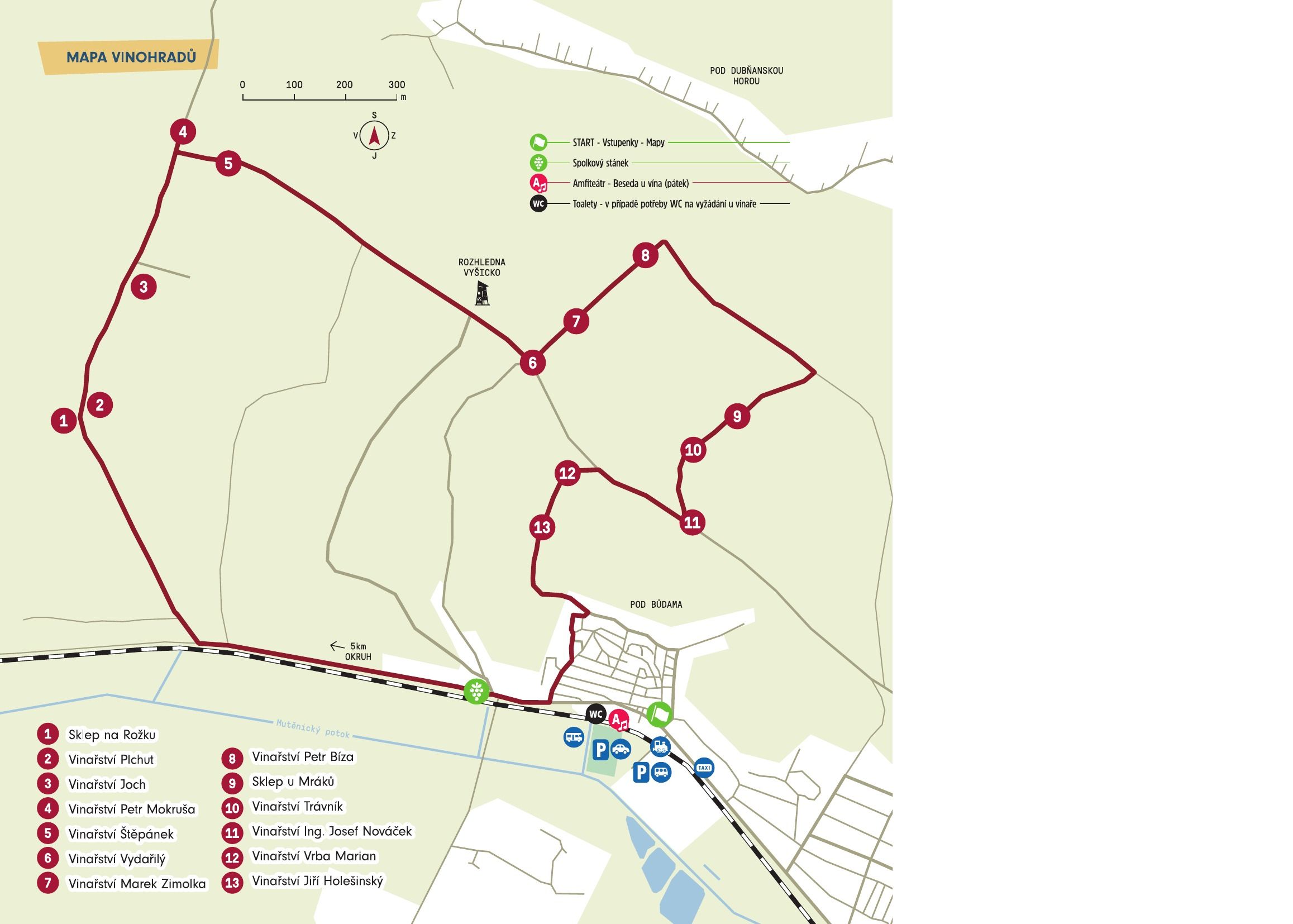 Mapa vinohradů – Víno mezi řádky 2026